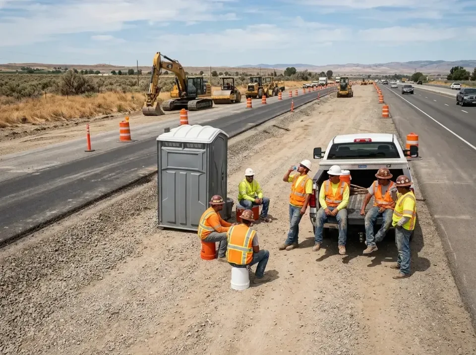 highway-road-construction-crew-007 — frequently asked questions, Porta Potty and Restroom Rentals in Summerfield, NC